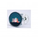 Stickers visage heureux autocollant bonde lavabo évier bouchon