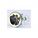 Stickers visage heureux autocollant bonde lavabo évier bouchon