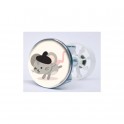 Stickers visage heureux autocollant bonde lavabo évier bouchon