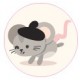 Stickers visage heureux autocollant bonde lavabo évier bouchon