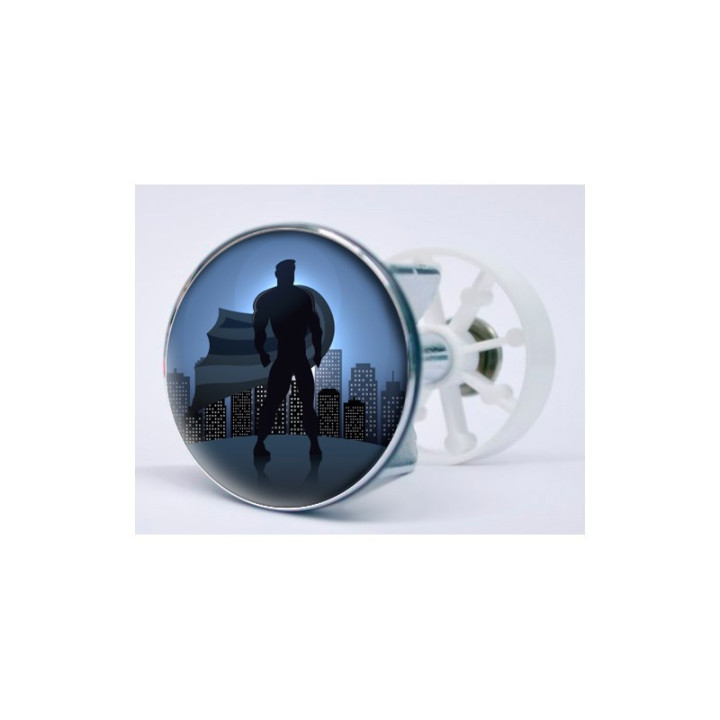 Stickers visage heureux autocollant bonde lavabo évier bouchon