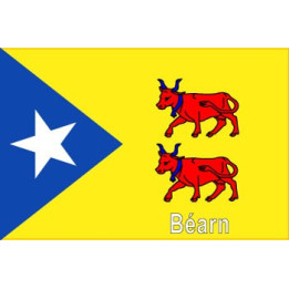 Autocollant Bearn Estelada stickers adhesif drapeau