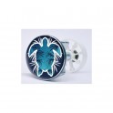Stickers visage heureux autocollant bonde lavabo évier bouchon
