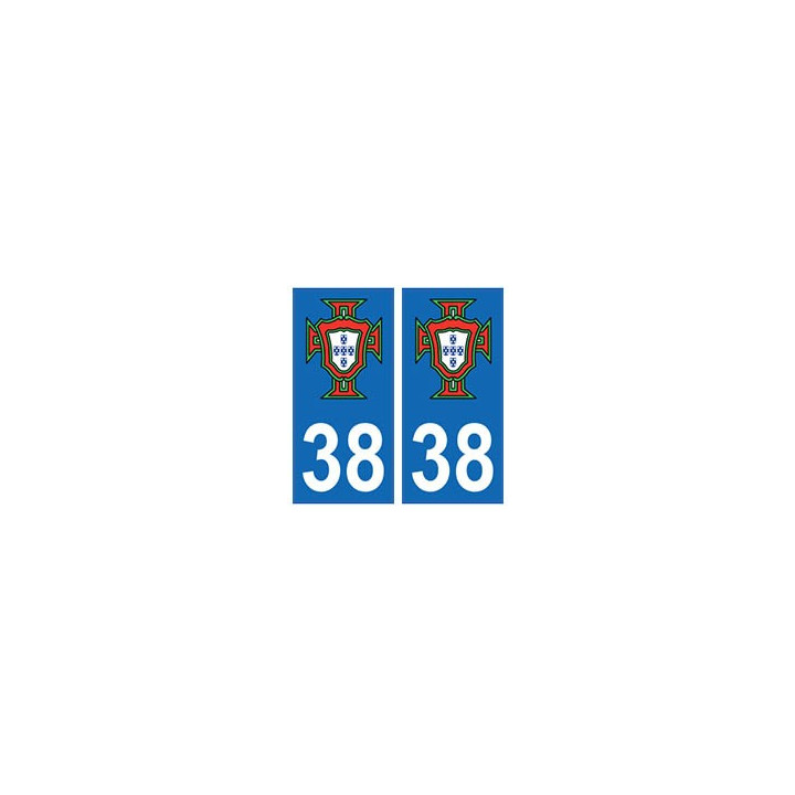 38 Isère FPF blason autocollant plaque logo