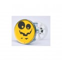 Stickers visage heureux autocollant bonde lavabo évier bouchon