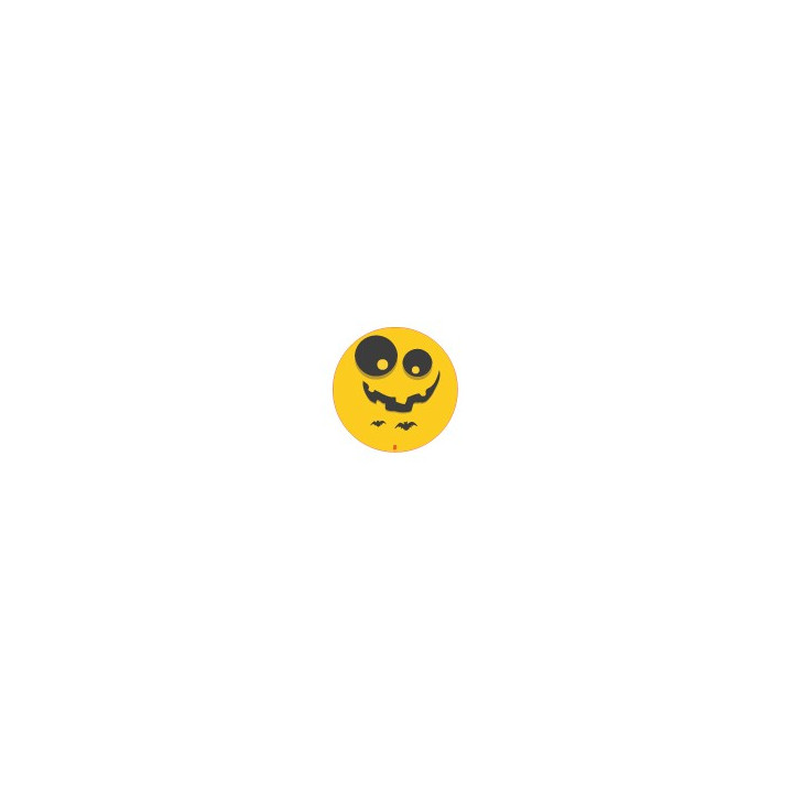 Stickers visage heureux autocollant bonde lavabo évier bouchon
