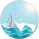 Stickers whale wall sticker sticker switch