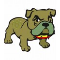 Bulldog croce Occitana decal sticker adesivo