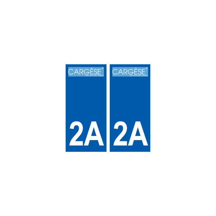 2A Ajaccio logo aufkleber typenschild aufkleber stadt
