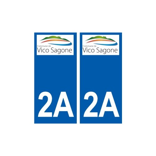 2A Ajaccio logotipo de la etiqueta engomada de la placa de pegatinas de la ciudad