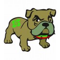 Bulldog basque autocollant sticker adhesif logo 2