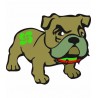 Bulldog basque 2 autocollant sticker adhesif