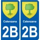 2A Vico  blason autocollant plaque stickers ville