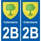 2A Sartène wappen aufkleber typenschild aufkleber stadt