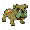 Bulldog  Basque autocollant sticker adhesif