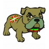 Bulldog Basque autocollant sticker adhesif