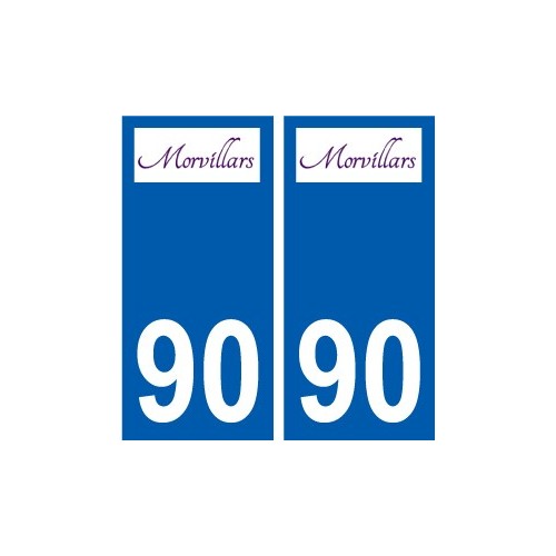 90 Lepuix logo autocollant plaque stickers ville