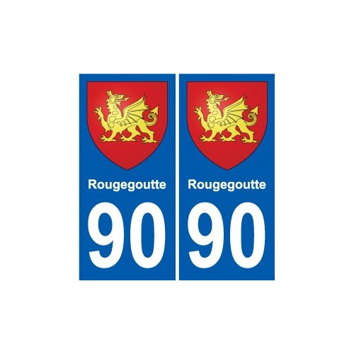 90 Giromagny stemma adesivo piastra adesivi città