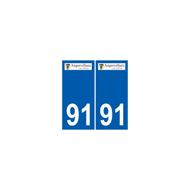 91 Igny logotipo de la etiqueta engomada de la placa de pegatinas de la ciudad