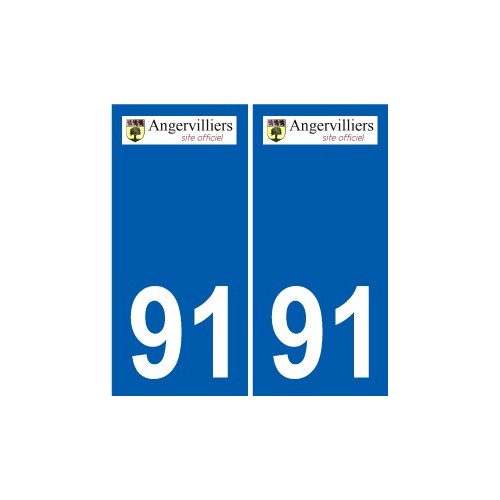 91 Igny logo autocollant plaque stickers ville