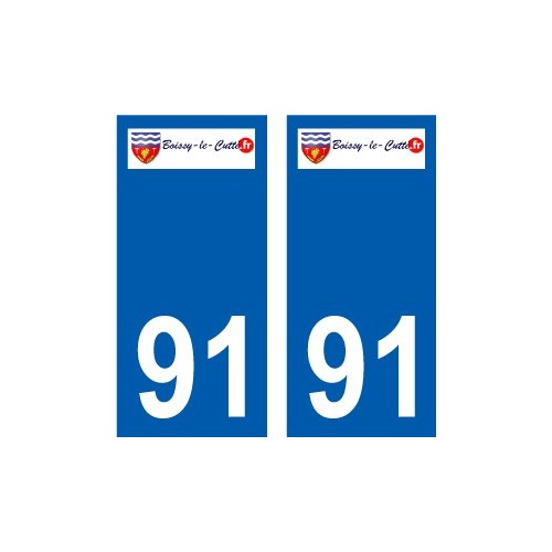 91 Igny logo autocollant plaque stickers ville