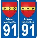 91 Igny blason autocollant plaque stickers ville