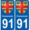 91 Igny wappen aufkleber typenschild aufkleber stadt