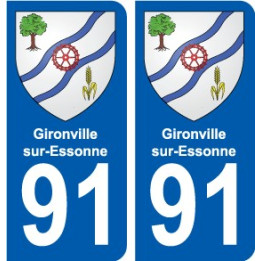 91 Igny blason autocollant plaque stickers ville
