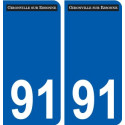 91 Igny logo adesivo piastra adesivi città
