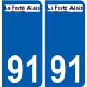 91 Igny logotipo de la etiqueta engomada de la placa de pegatinas de la ciudad