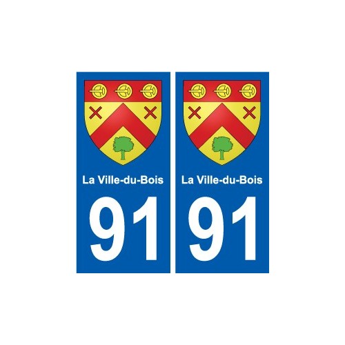 91 Igny blason autocollant plaque stickers ville