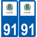 91 Igny logo sticker plate stickers city