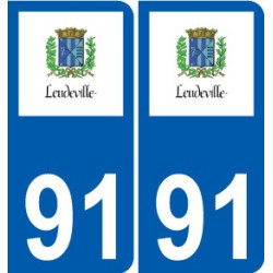 91 Igny logotipo de la etiqueta engomada de la placa de pegatinas de la ciudad