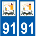 91 Igny logo aufkleber typenschild aufkleber stadt