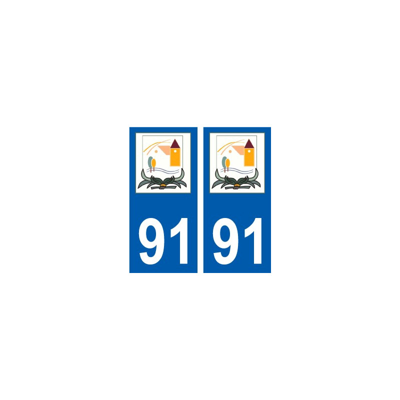 91 Igny logo adesivo piastra adesivi città