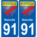 91 Igny blason autocollant plaque stickers ville