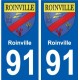 91 Igny wappen aufkleber typenschild aufkleber stadt