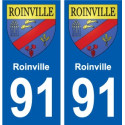 91 Igny blason autocollant plaque stickers ville