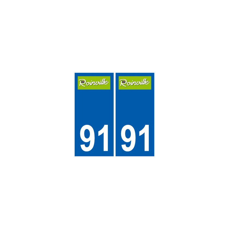 91 Igny logo sticker plate stickers city