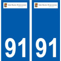 91 Igny logo aufkleber typenschild aufkleber stadt
