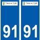 91 Igny logo adesivo piastra adesivi città