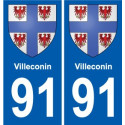 91 Igny stemma adesivo piastra adesivi città