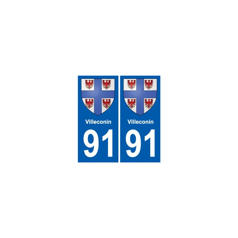 91 Igny stemma adesivo piastra adesivi città