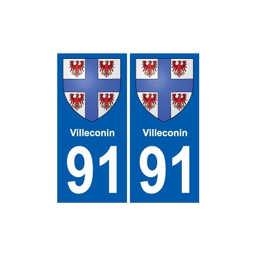 91 Igny blason autocollant plaque stickers ville