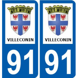 91 Igny logo sticker plate stickers city