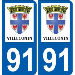 91 Igny logotipo de la etiqueta engomada de la placa de pegatinas de la ciudad