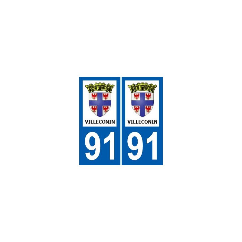 91 Igny logo sticker plate stickers city