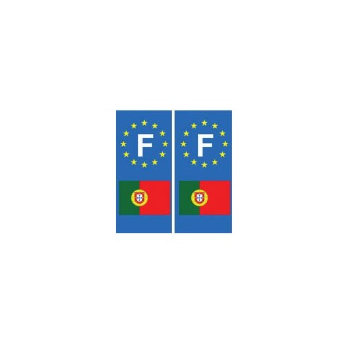 Portugal drapeau autocollant plaque