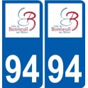 94 Arcueil logo autocollant plaque stickers ville
