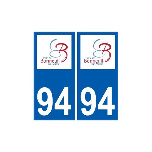 94 Arcueil logo sticker plate stickers city